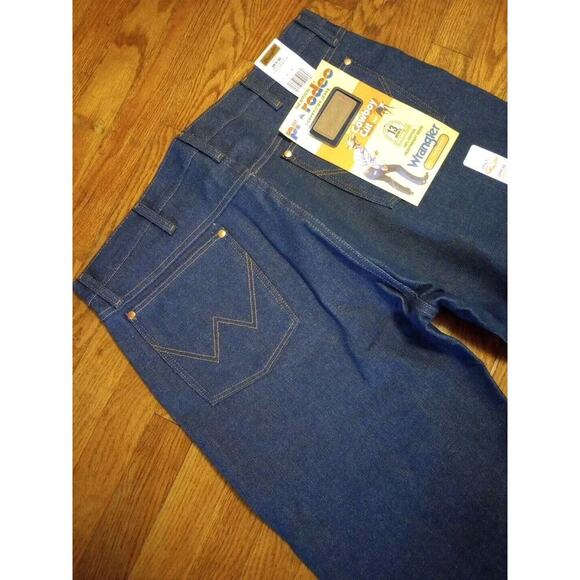 WRANGLER Men's Pro Rodeo Cowboy Cut Competition Jeans 38x30 Blue NEW Heavyweight - Picture 6 of 7